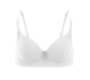 LEONISA High Profile Back Smoothing Bra Soft Full Coverage Cups White 36C